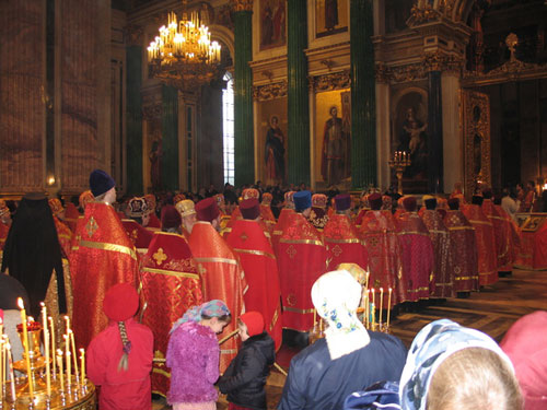 пасхальная служба в Петербурге пасхальная служба в Петербурге