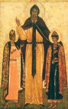 Святой благоверный Феодор Смоленский и чада его Давид и Константин