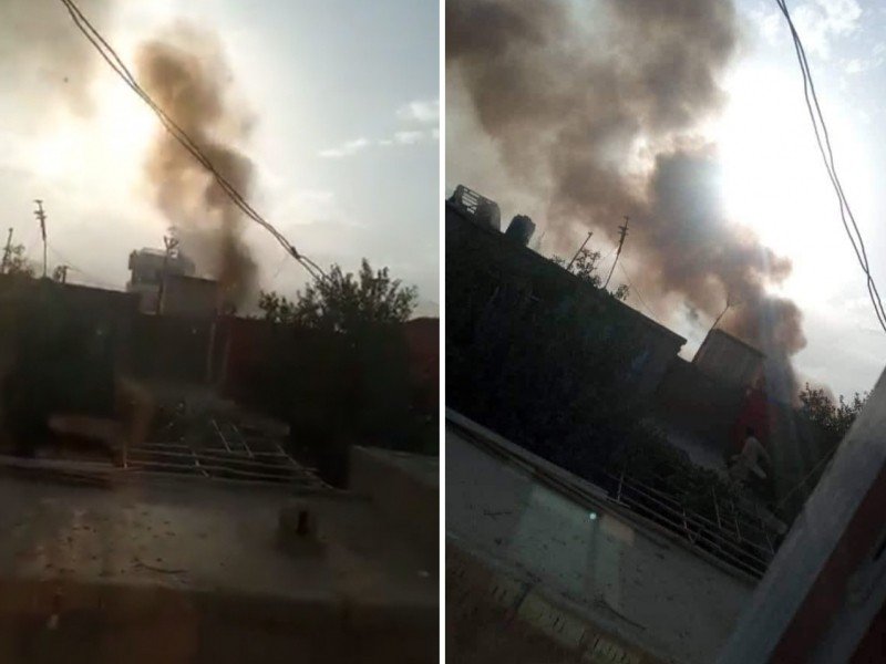 Опубликовано видео с места взрыва в Кабуле