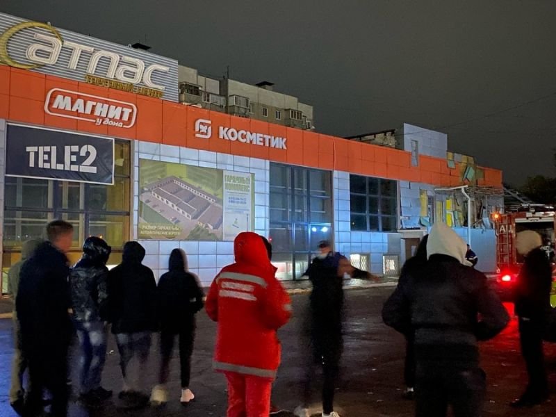 Взрыв произошел в ТЦ в Воронежской области
