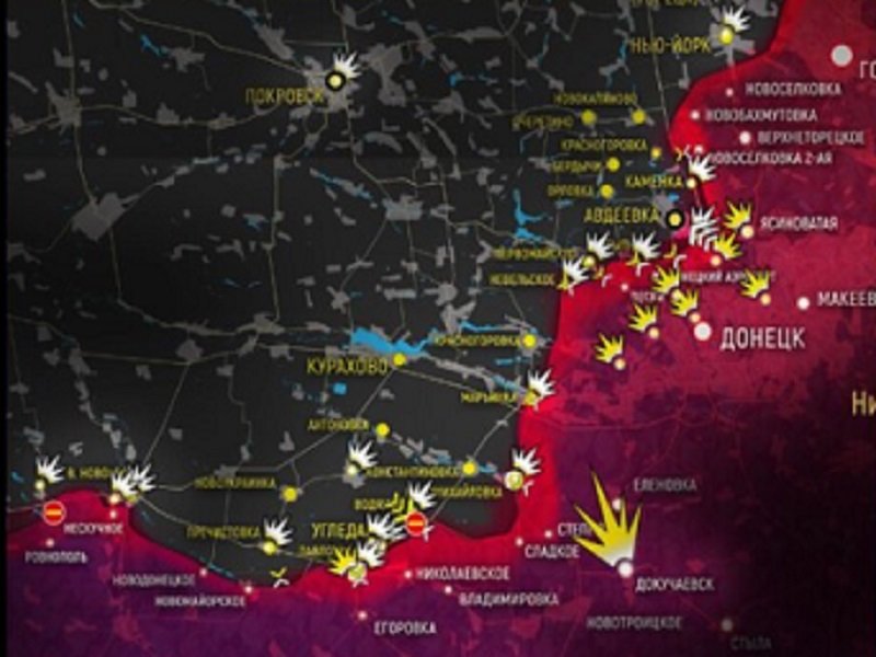 Карта военных действий и ситуация на фронтах вечером 3 ноября