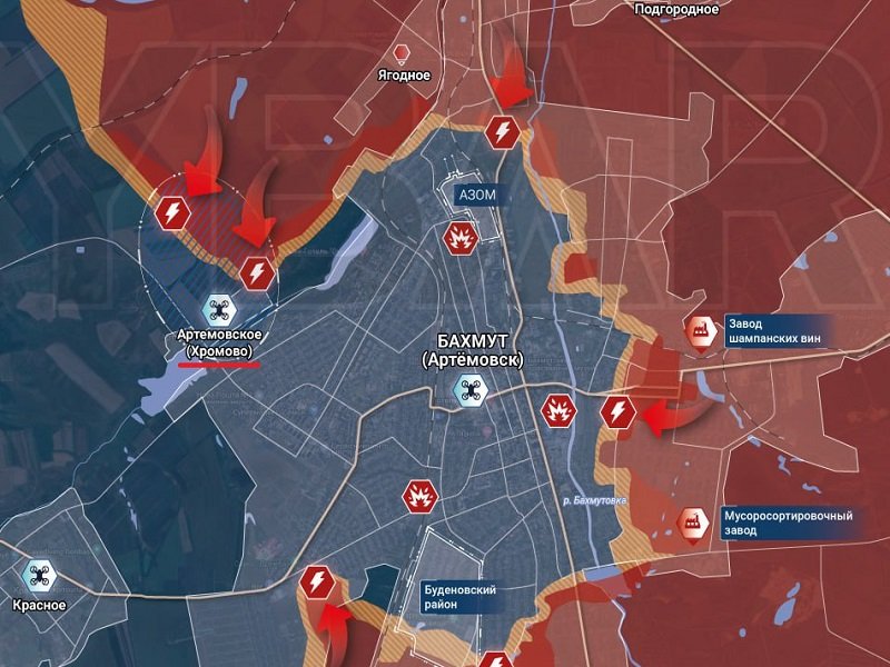 Окруженный Артемовск: украинские солдаты выпрашивают еду у местных жителей Окруженный Артемовск: украинские солдаты выпрашивают еду у местных жителей